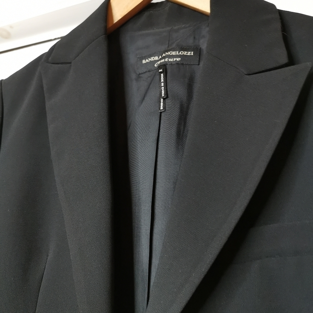 Sandra Angelozzi - Designer blazer jet black - Picture 6 of 7